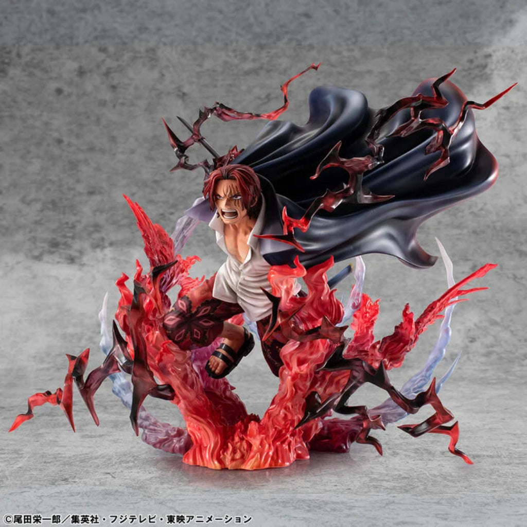 Portrait.Of.Pirates One Piece SA-MAXIMUM - Leader of Red Hair Pirates Red-Haired Shanks Kamusari Figurine