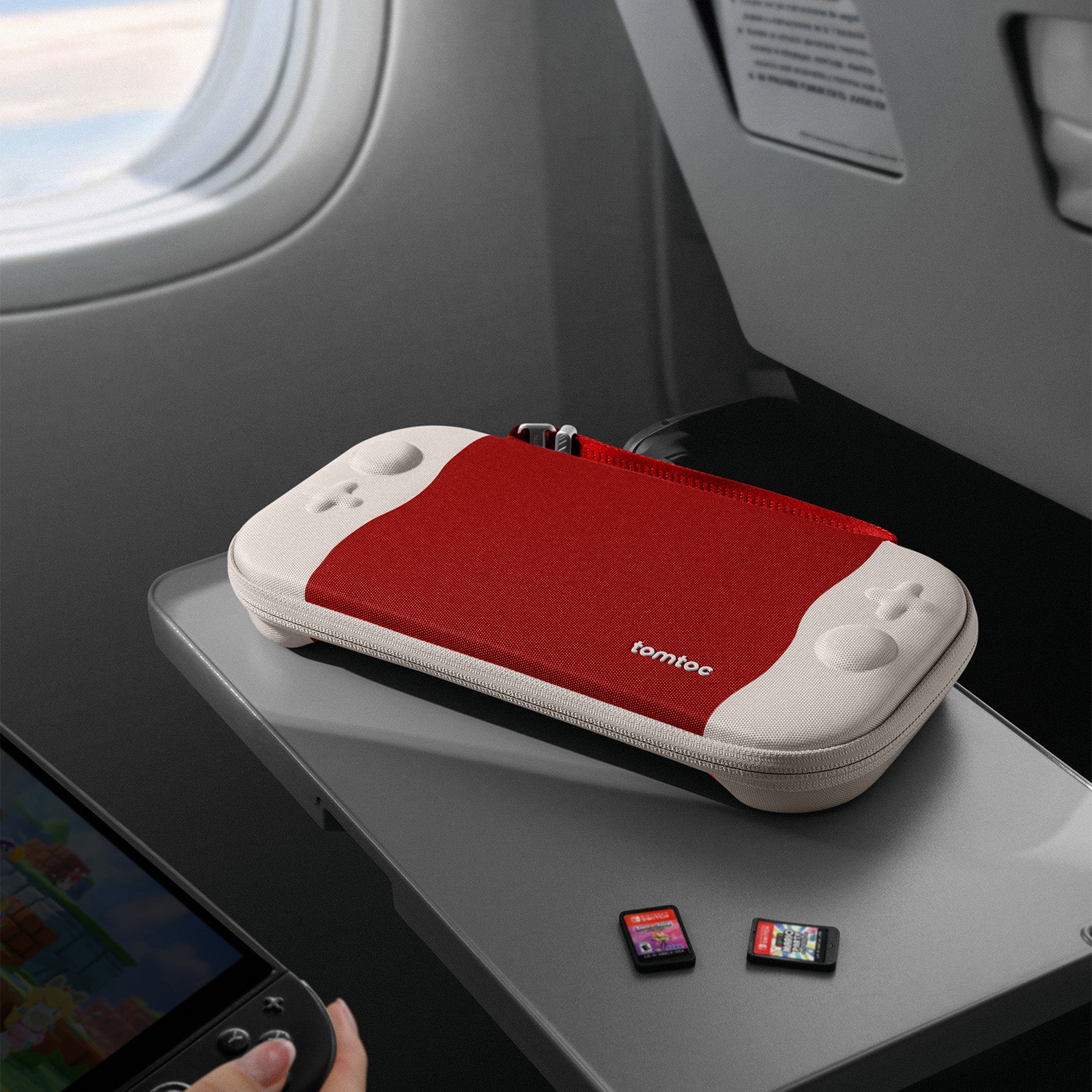 tomtoc FancyCase-G05 Nintendo Switch 2 Slim Case - Strawberry