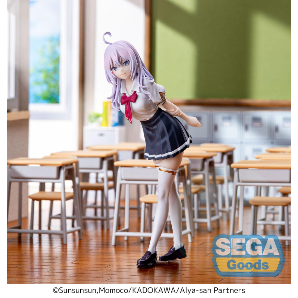 SEGA Alya Summer Uniform Ver. Luminasta Alya Sometimes Hides Her Feelings in Russian Figure