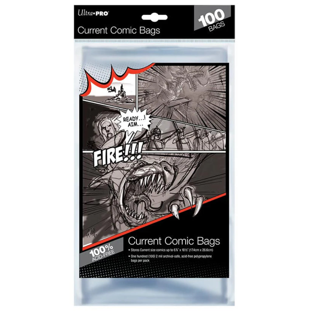 Ultra Pro Current Size Comic Bags (100Ct)