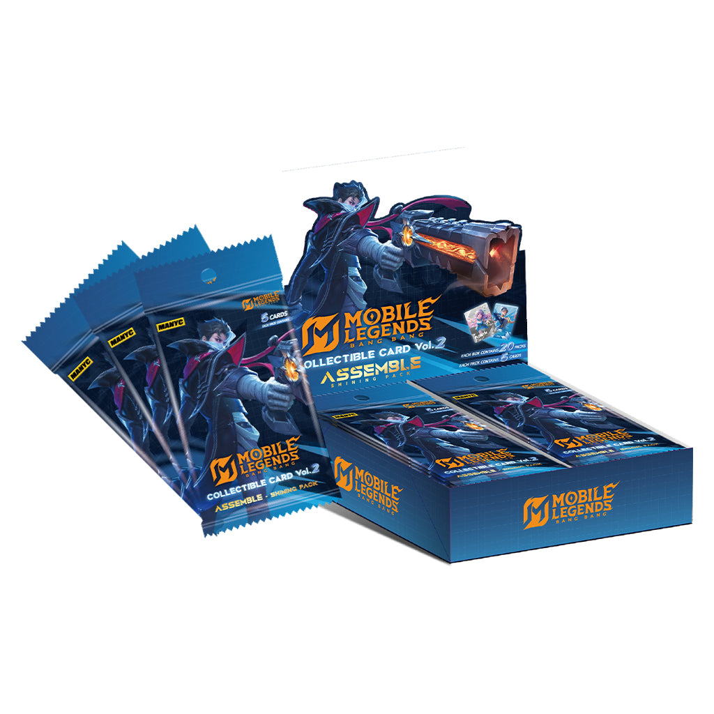 MANYC Mobile Legend Bang Bang Collectible Card Vol. 2 Assemble Shining Pack