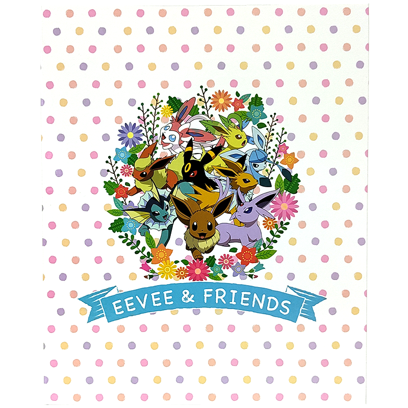 Pokémon Pocket Portfolio Ring Binder - Eevee & Friends