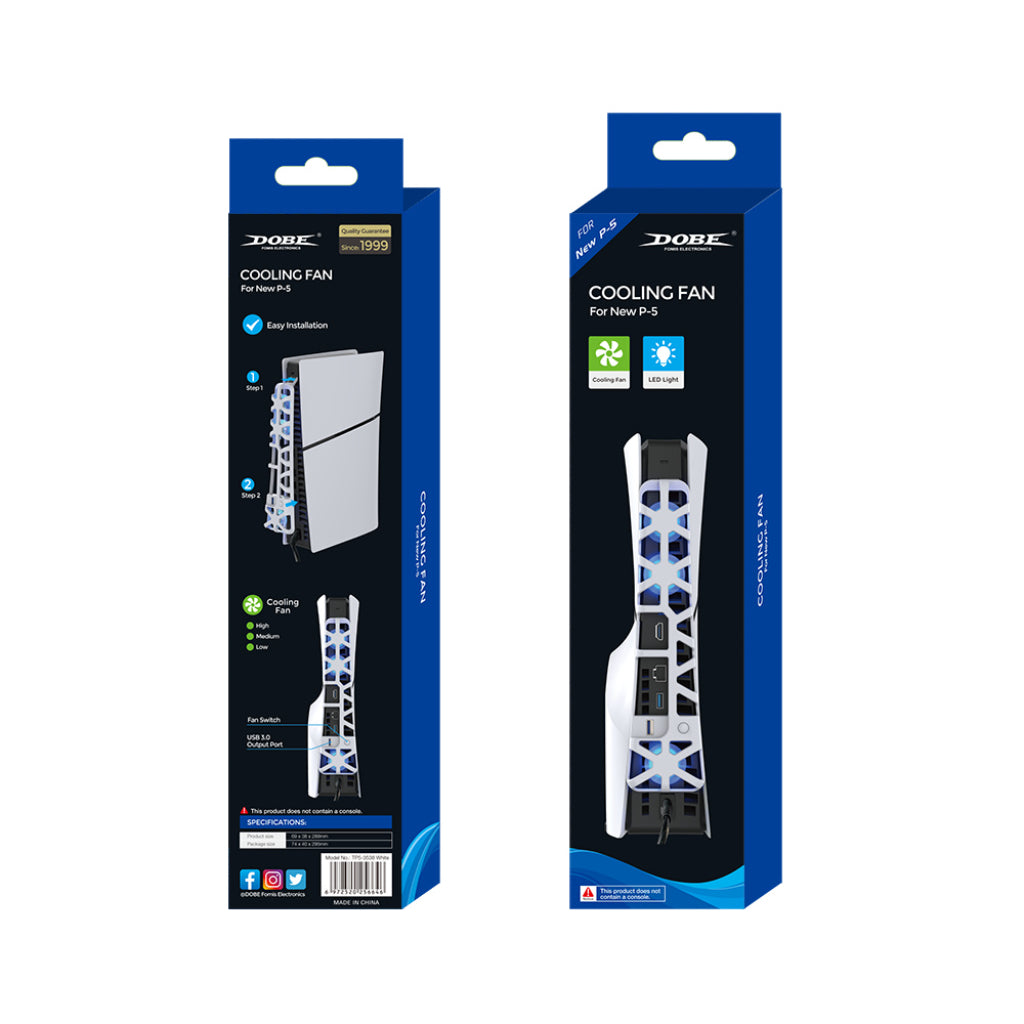 DOBE PS5 Cooling Fan White (TP5-3538)