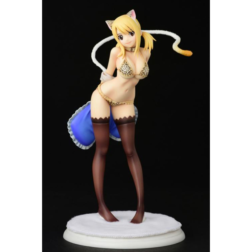 Fairy Tail - Lucy Heartfilia Leopard Print Cat Gravure Style Figurine