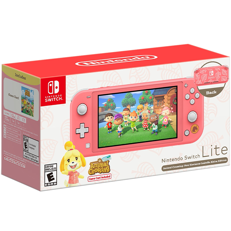 [DEPOSIT ONLY] Nintendo Switch Lite - Animal Crossing: New Horizons Isabelle Aloha Edition (Coral)