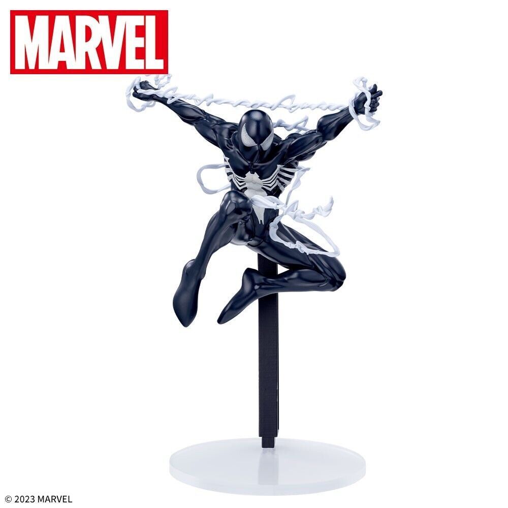 Sega Black-Costume Spider-Man Luminasta Marvel Comics Figure