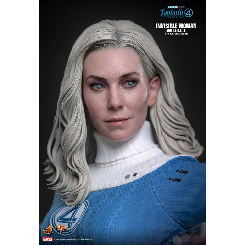 MMS824 - The Fantastic Four: First Steps - 1/6th Scale Invisible Woman and H.E.R.B.I.E. Collectible Set