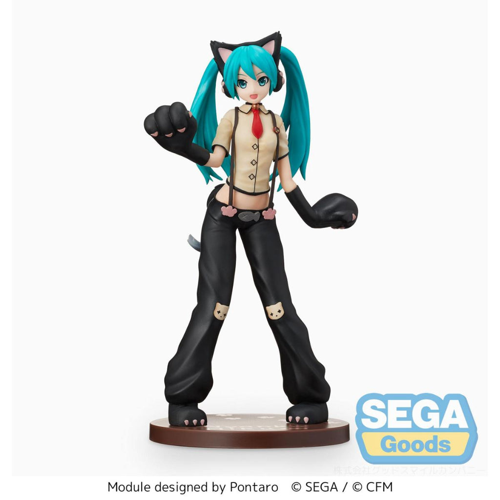 Sega SPM Hatsune Miku Nyanko Ver PJ Diva Arcade Future Tone Figure