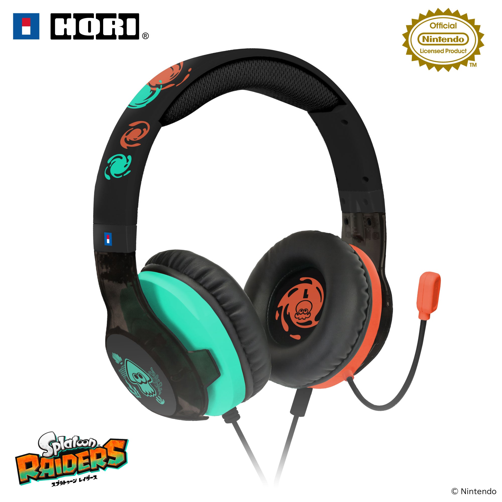 HORI Gaming Headset Standard for Nintendo Switch 2 (Splatoon Raiders Series) (NSX-240A)