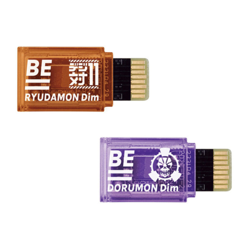 BEMemory Digimon Seekers Ryudamon Dim & Dorumon Dim