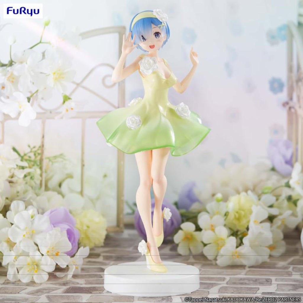 FuRyu Rem Flower Dress Re:Zero Trio-Try-It Figure