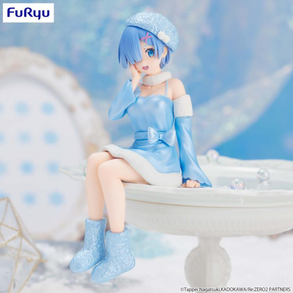 FuRyu Rem Snow Princess Pearl Ver. Noodle Stopper Figure