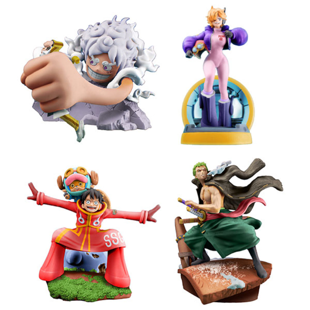MegaHouse One Piece Petitrama Logbox Re Birth Egghead Set