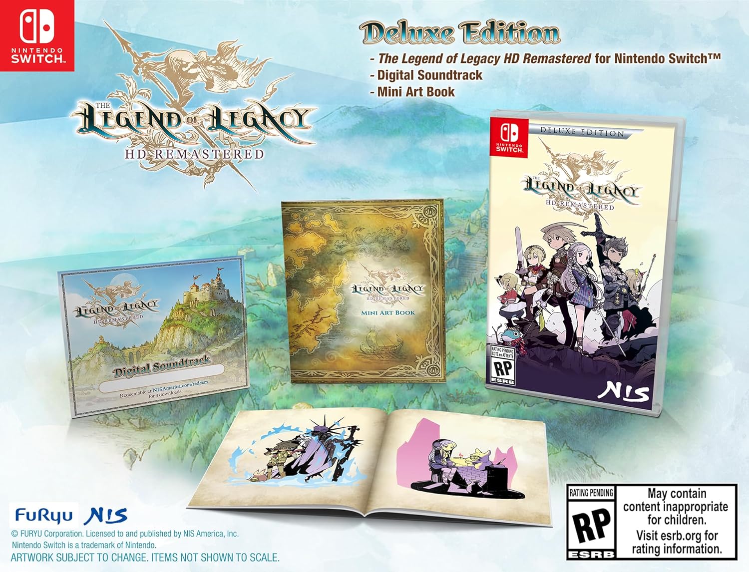 NSW The Legend of Legacy HD Remastered