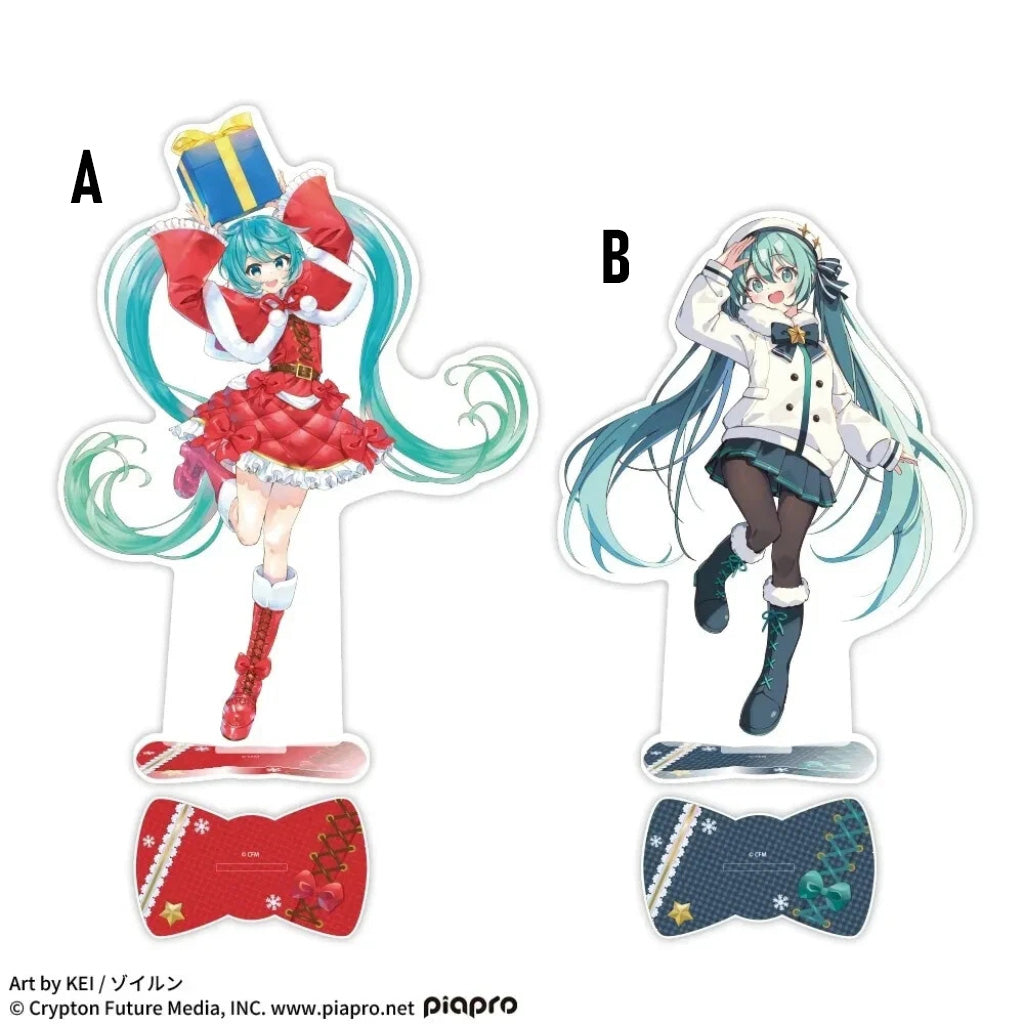 Sega Hatsune Miku Christmas 2024 Platinum Zakka Big Clear Stand