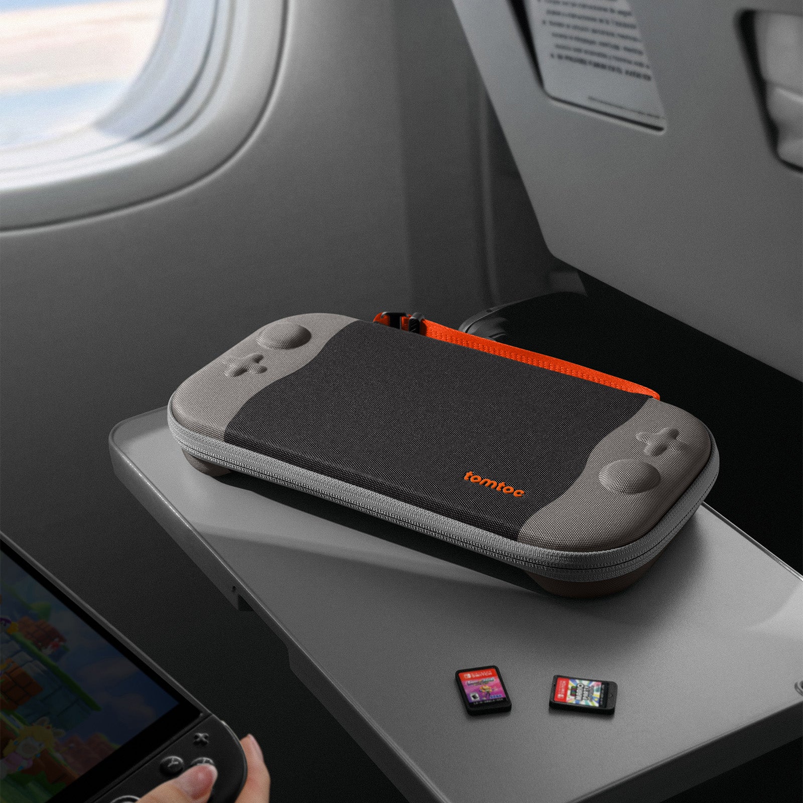 tomtoc FancyCase-G05 Nintendo Switch 2 Slim Case - Sesame