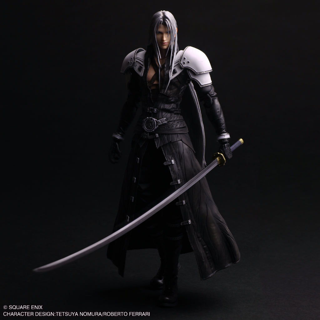 Final Fantasy VII Rebirth Play Arts Shin Action Figure - Sephiroth