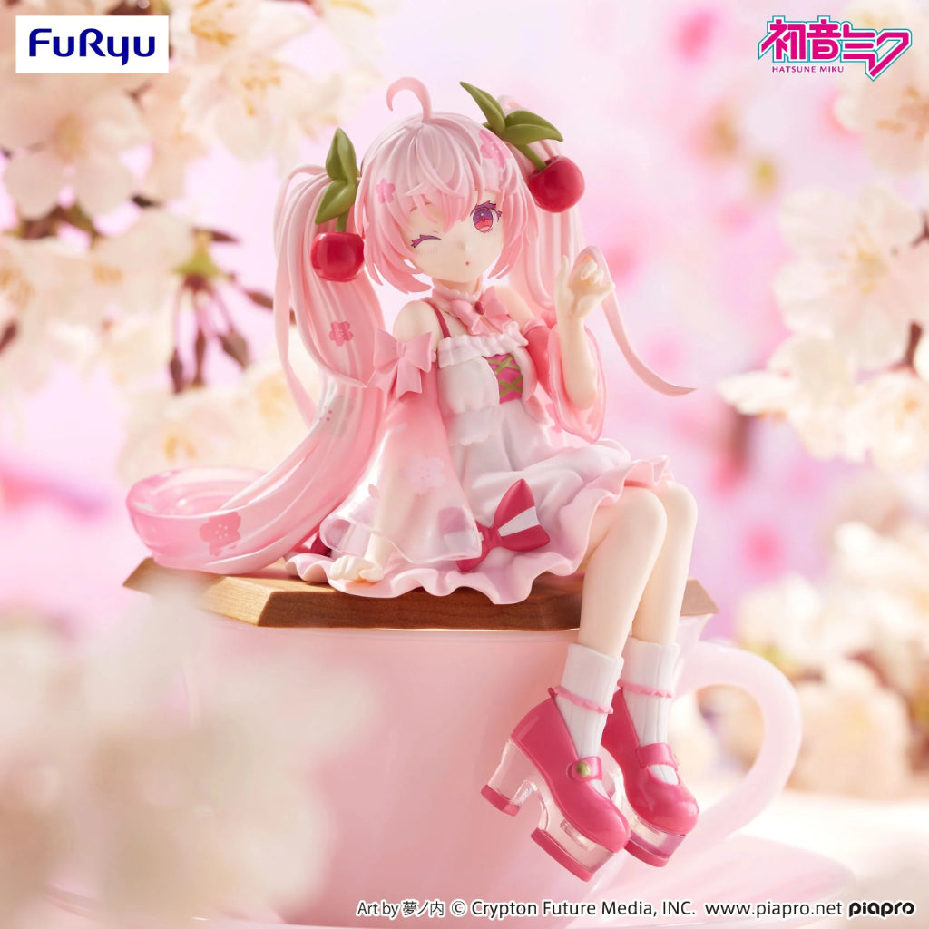 FuRyu Sakura Miku 2025 Wink Ver. Hatsune Miku Noodle Stopper