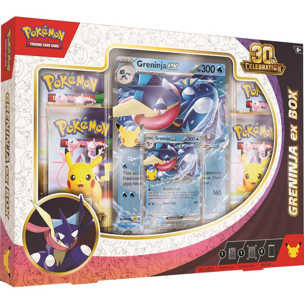 Pokémon TCG 30th Celebration Greninja ex Box
