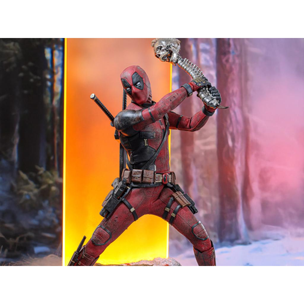 MMS782 Deadpool & Wolverine - 1/6th scale Deadpool (Battling Version) Collectible Figure