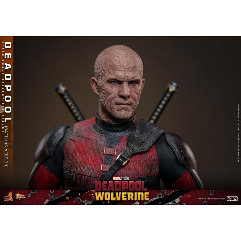 MMS782 Deadpool & Wolverine - 1/6th scale Deadpool (Battling Version) Collectible Figure