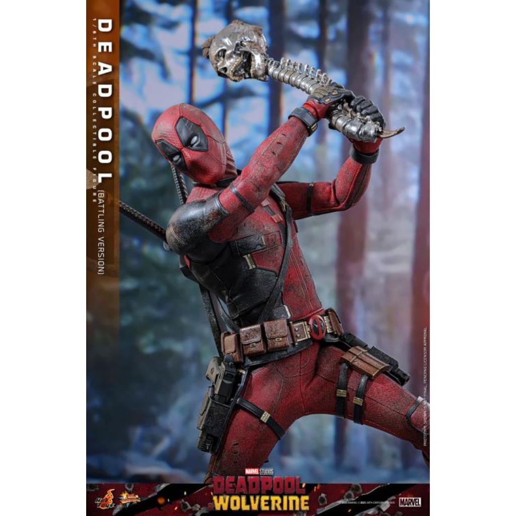 MMS782 Deadpool & Wolverine - 1/6th scale Deadpool (Battling Version) Collectible Figure