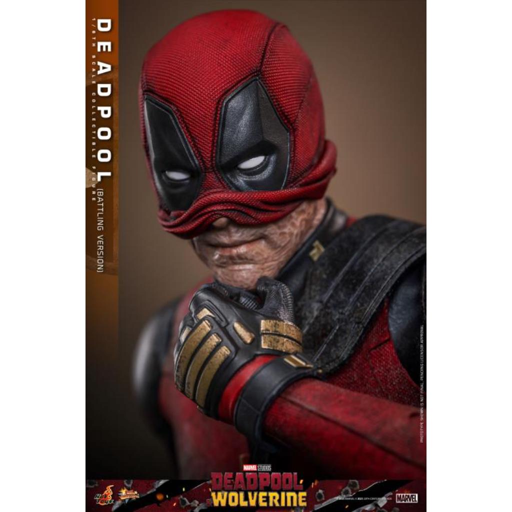 MMS782 Deadpool & Wolverine - 1/6th scale Deadpool (Battling Version) Collectible Figure
