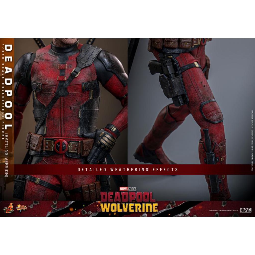 MMS782 Deadpool & Wolverine - 1/6th scale Deadpool (Battling Version) Collectible Figure