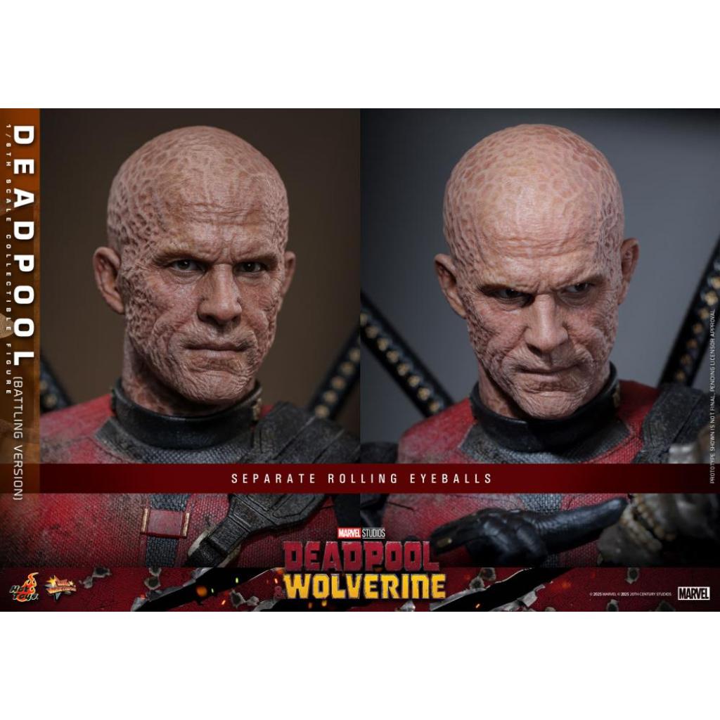 MMS782 Deadpool & Wolverine - 1/6th scale Deadpool (Battling Version) Collectible Figure