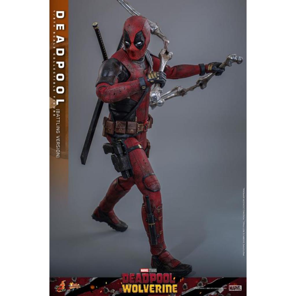 MMS782 Deadpool & Wolverine - 1/6th scale Deadpool (Battling Version) Collectible Figure