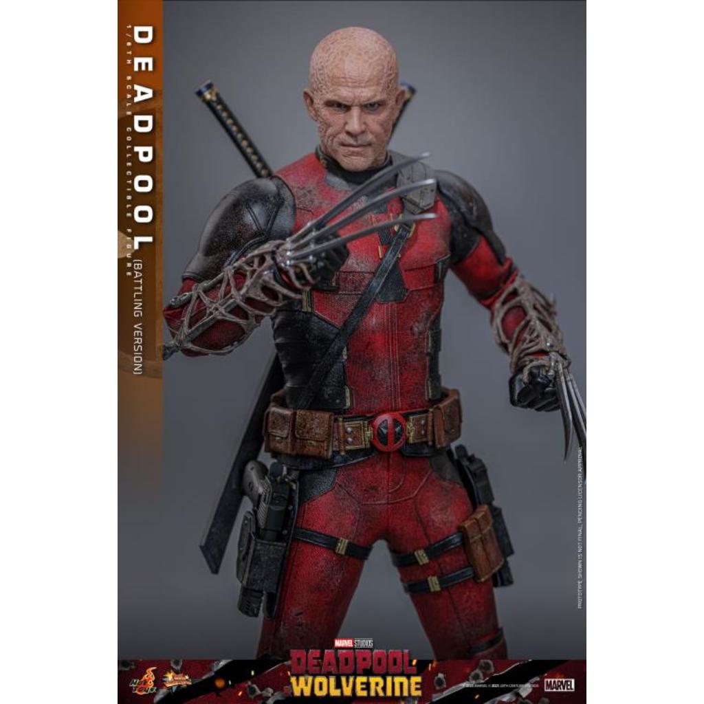 MMS782 Deadpool & Wolverine - 1/6th scale Deadpool (Battling Version) Collectible Figure