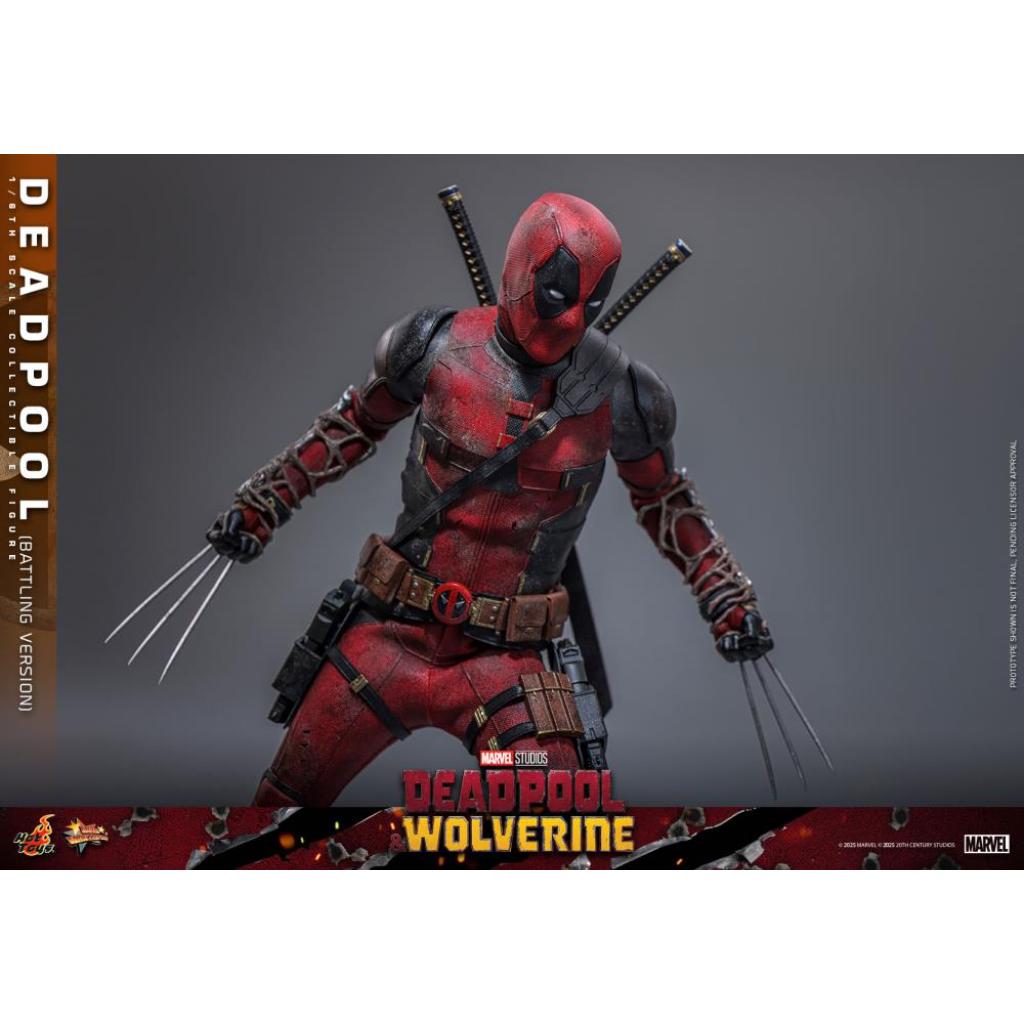 MMS782 Deadpool & Wolverine - 1/6th scale Deadpool (Battling Version) Collectible Figure