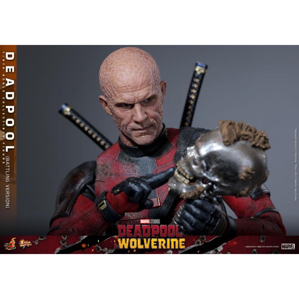 MMS782 Deadpool & Wolverine - 1/6th scale Deadpool (Battling Version) Collectible Figure