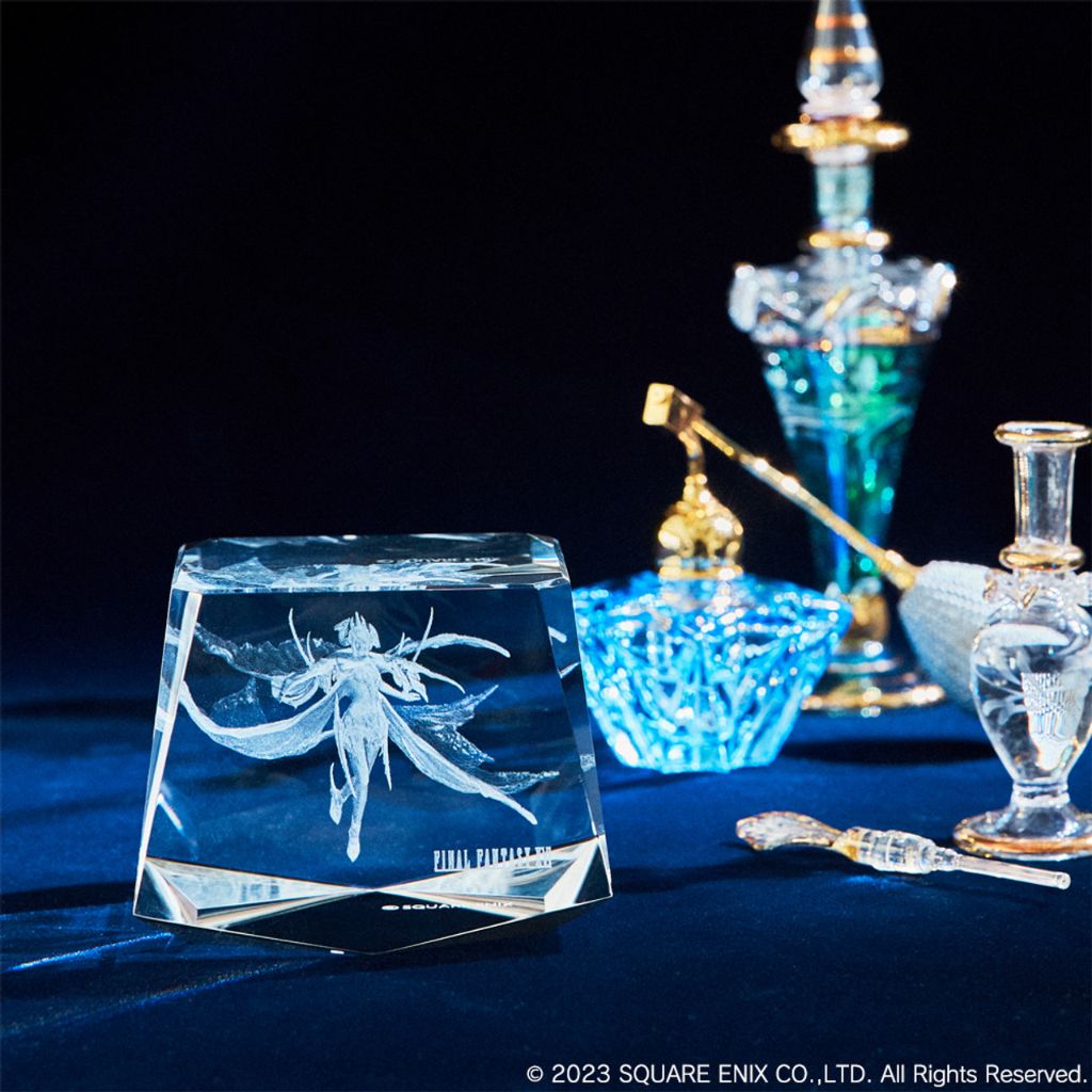 Square Enix Final Fantasy XVI 3D Crystal Glass - Eikon Shiva