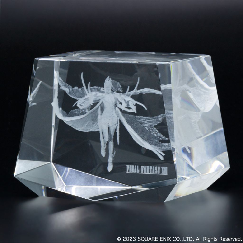 Square Enix Final Fantasy XVI 3D Crystal Glass - Eikon Shiva
