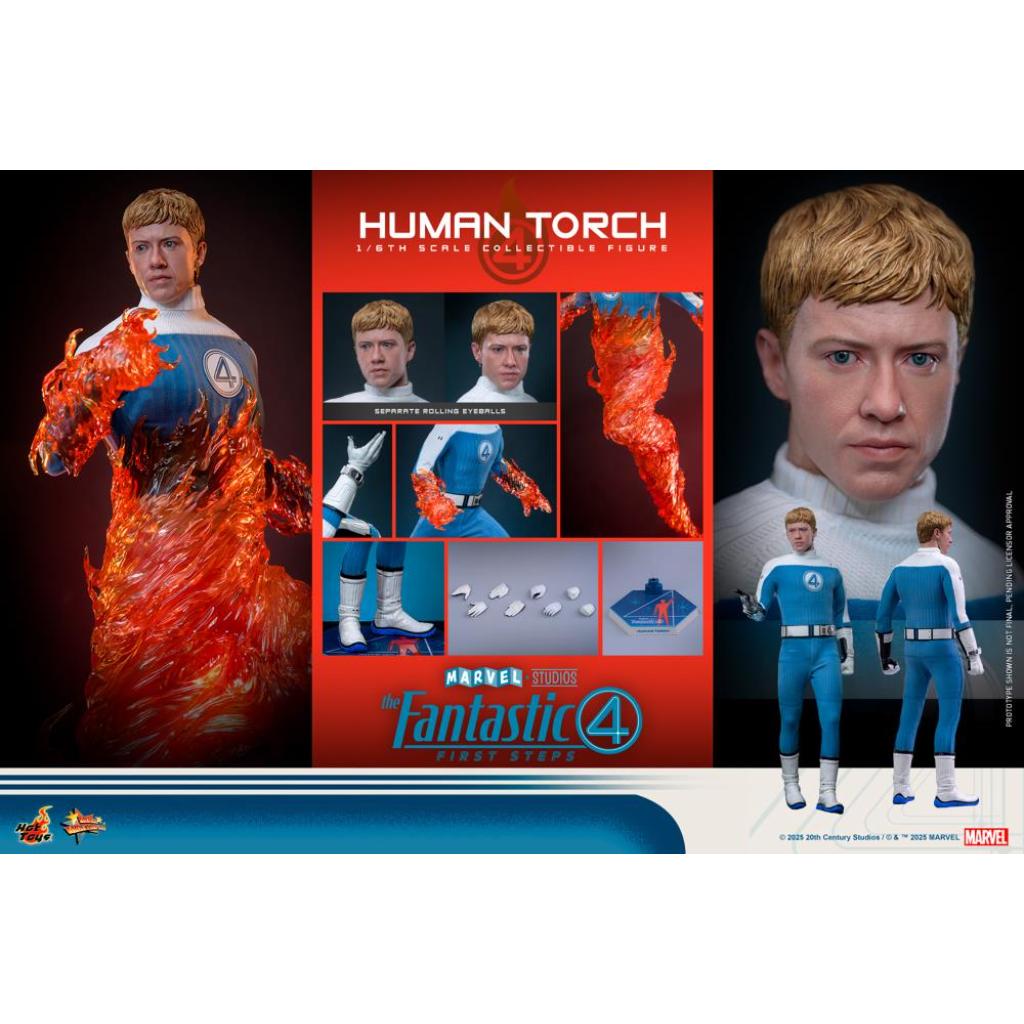 MMS829 - The Fantastic Four: First Steps 1/6th scale Human Torch Collectible Figure