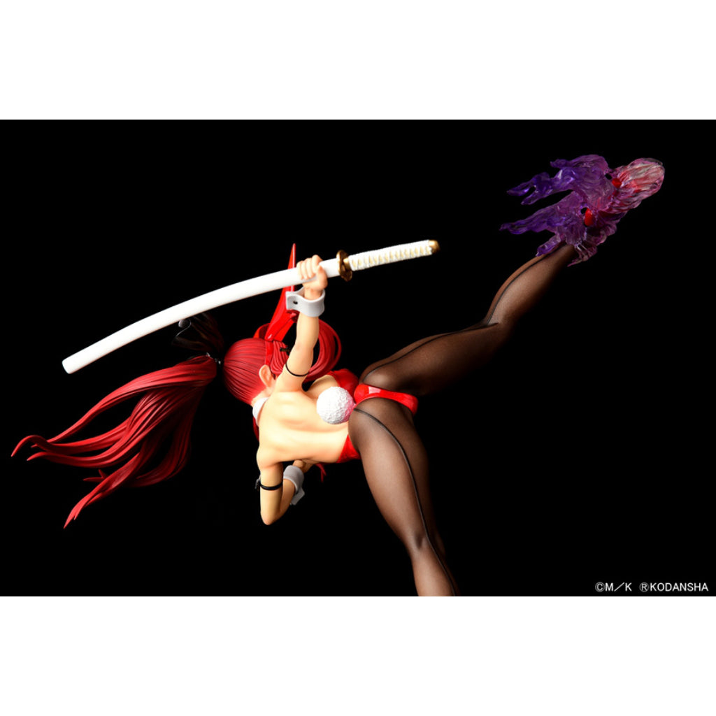 ORCATOYS Fairy Tail - Erza Scarlet High Kick Ver. Crimson Bunny Figurine