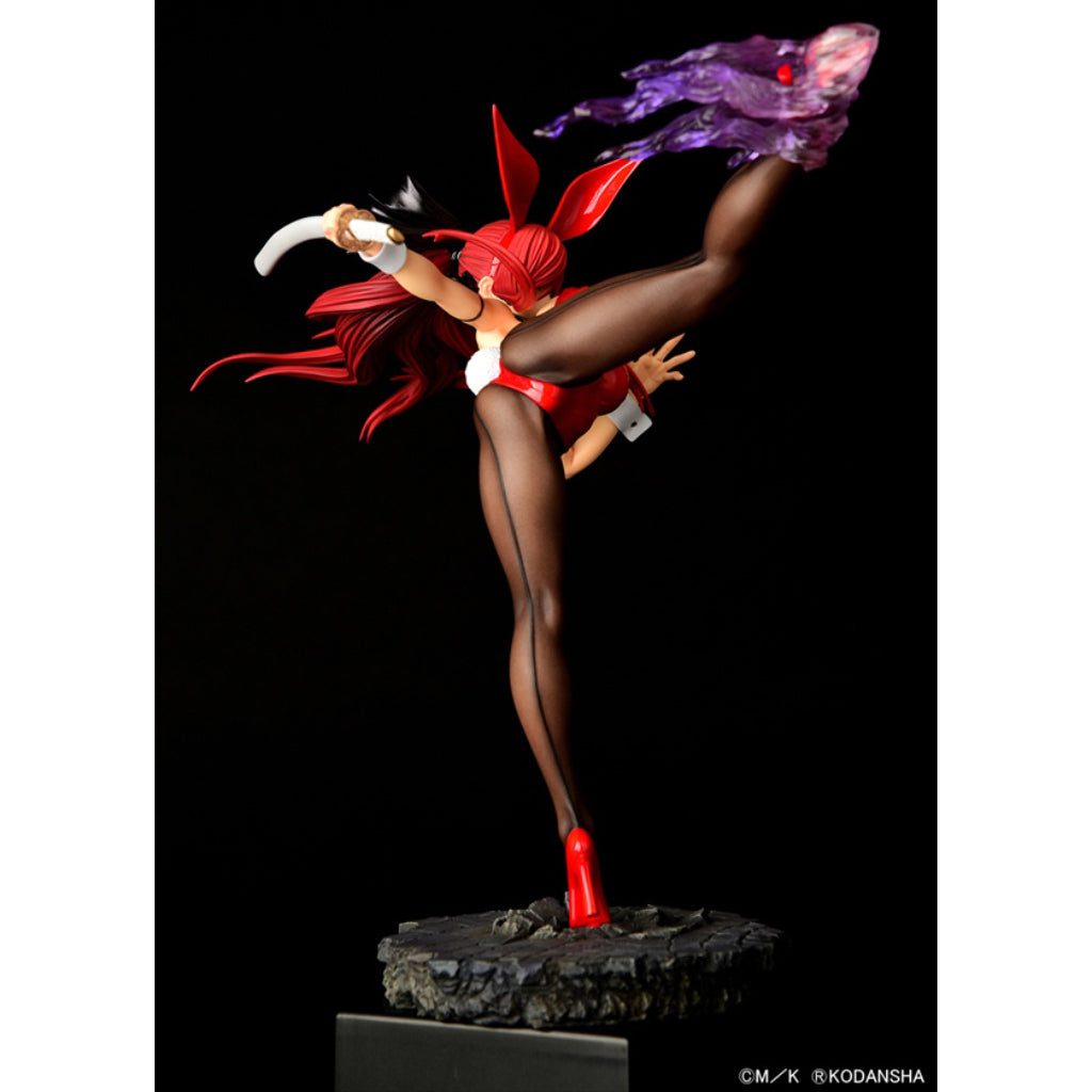 ORCATOYS Fairy Tail - Erza Scarlet High Kick Ver. Crimson Bunny Figurine