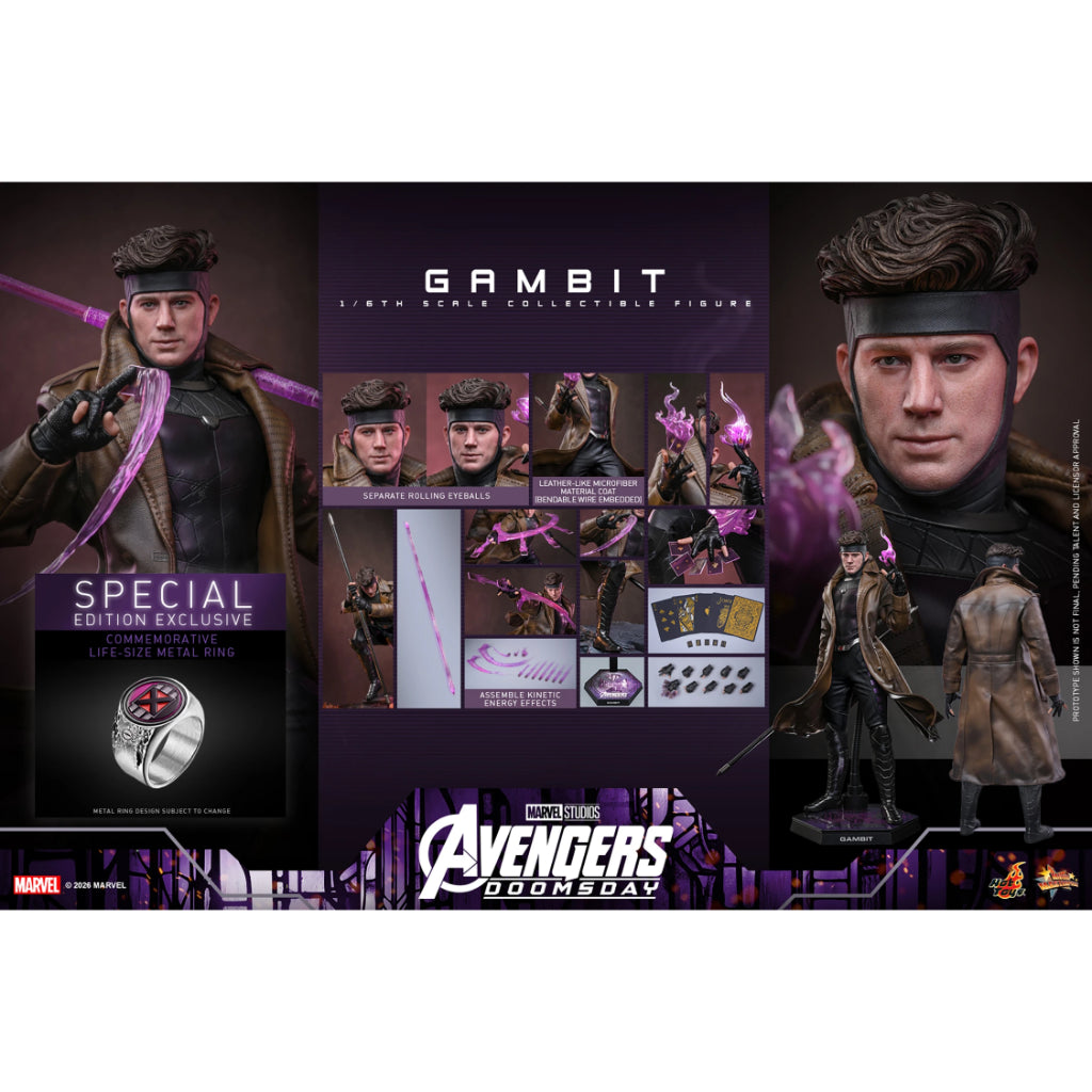 MMS910B Avengers: Doomsday - 1/6th scale Gambit (Special Edition)