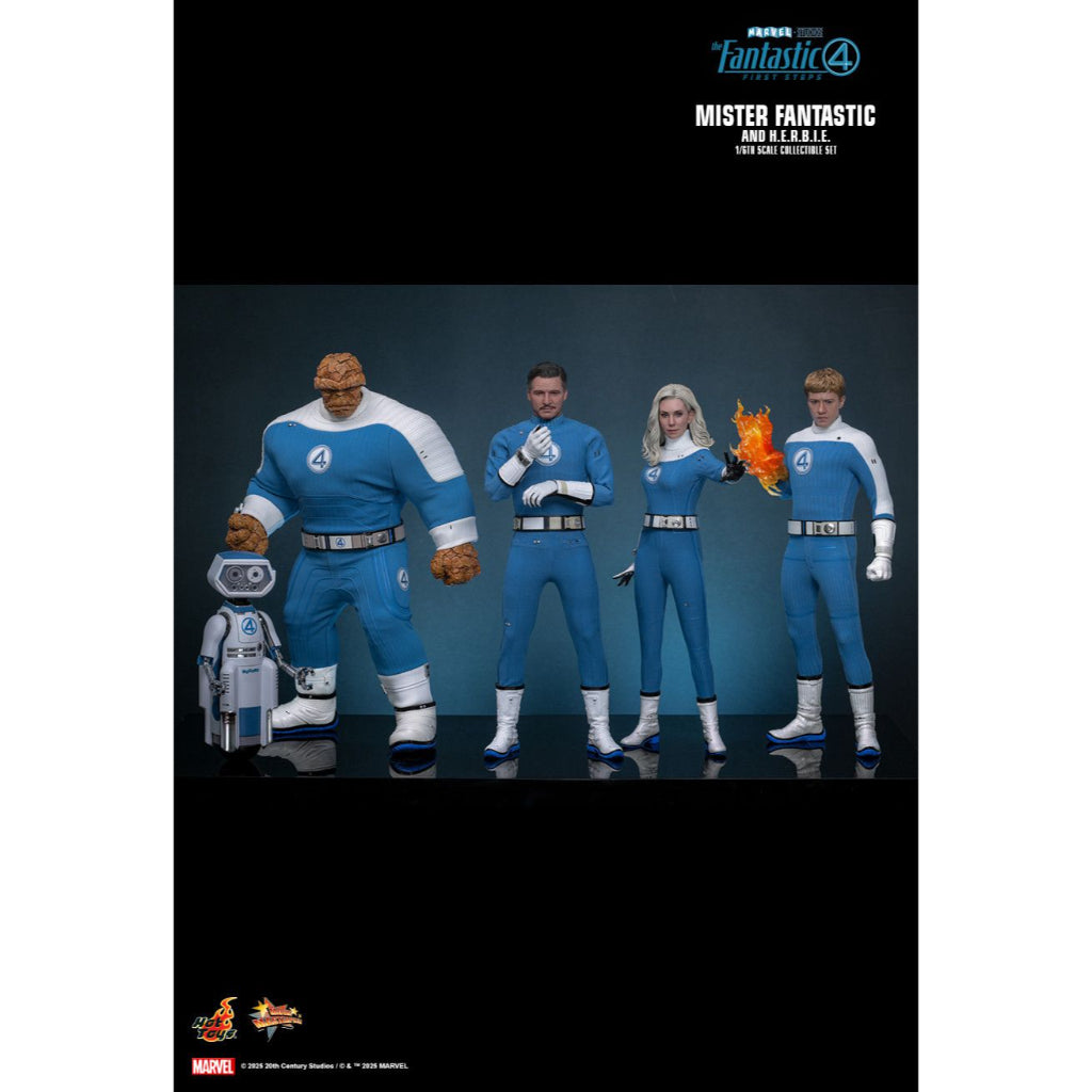 MMS822 - The Fantastic Four: First Steps 1/6th Scale Mister Fantastic and H.E.R.B.I.E. Collectible Set