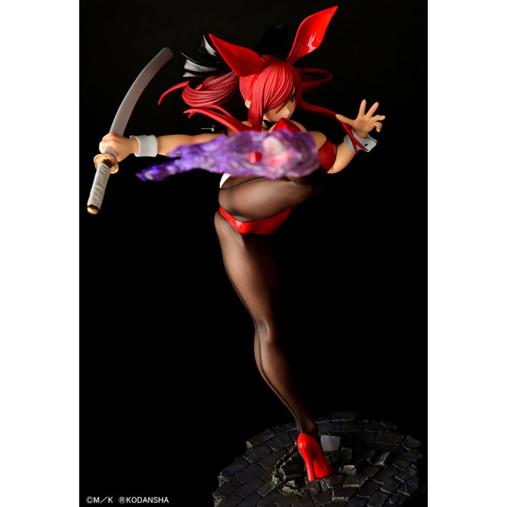 ORCATOYS Fairy Tail - Erza Scarlet High Kick Ver. Crimson Bunny Figurine