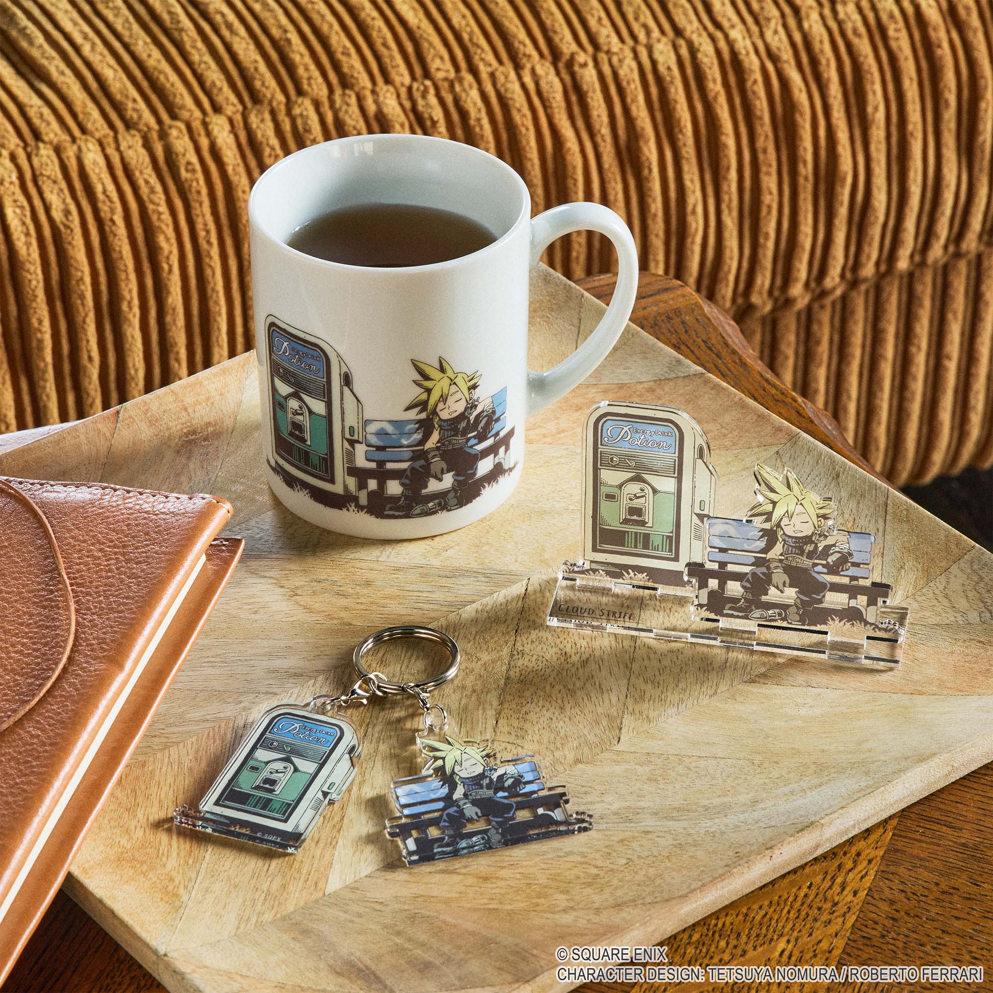 Final Fantasy VII Rebirth Acrylic Keychain - Napping Cloud