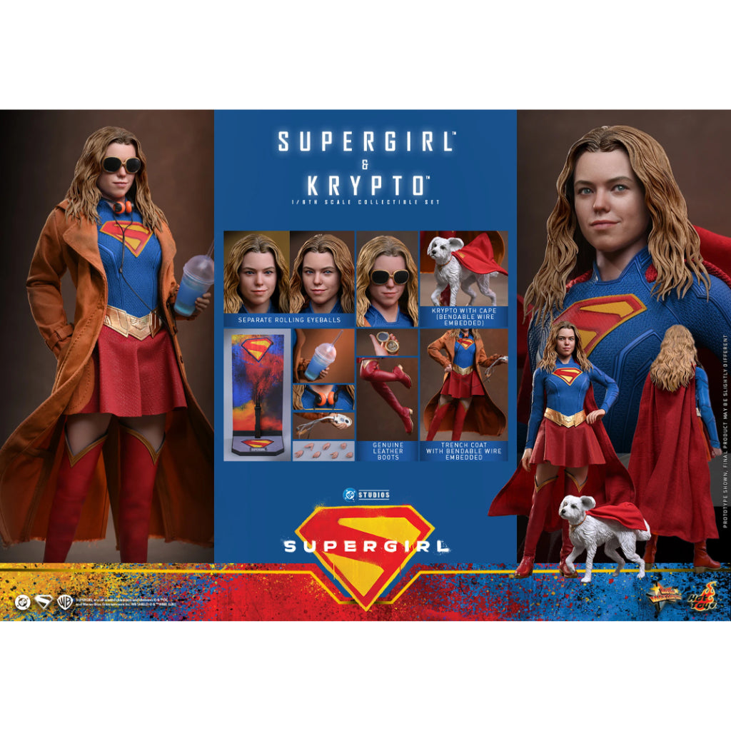 MMS869 Supergirl - 1/6th scale Supergirl & Krypto Collectible Set