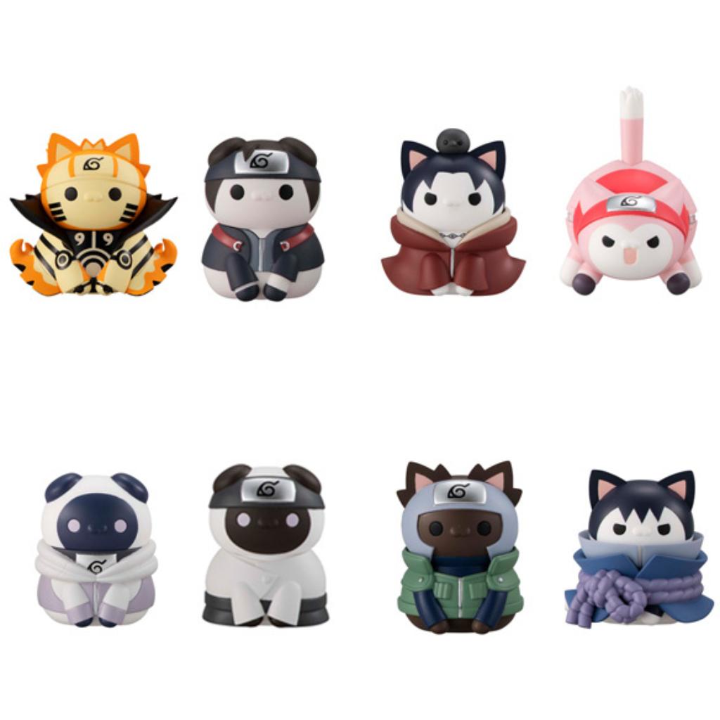 Mega Cat Project Naruto Shippuden Nyaruto! Ver. Break Out! Fourth Great Ninja War (Set Of 8)