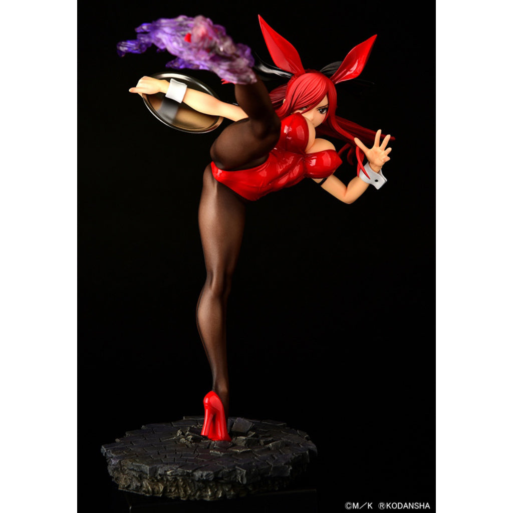 ORCATOYS Fairy Tail - Erza Scarlet High Kick Ver. Crimson Bunny Figurine