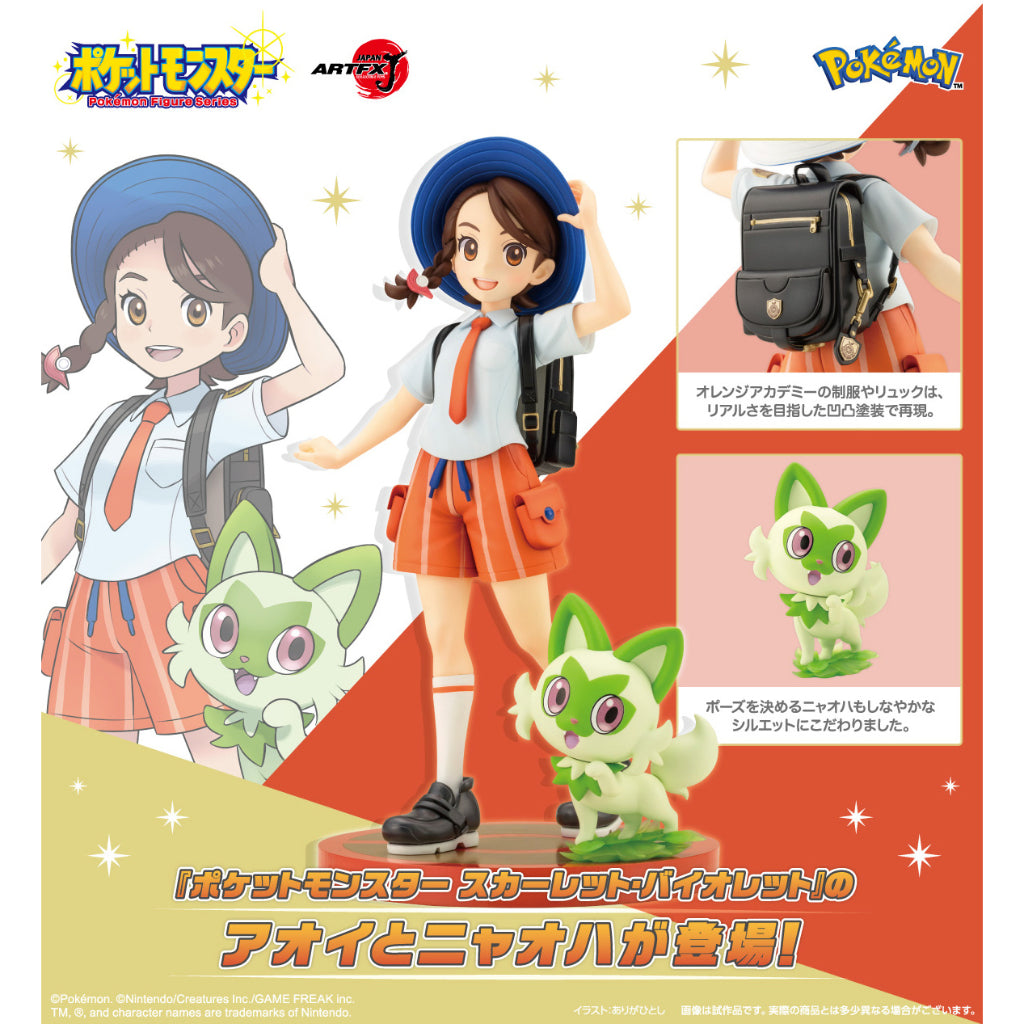 Pv141 Pokemon - Juliana With Sprigatito Artfx J Statue