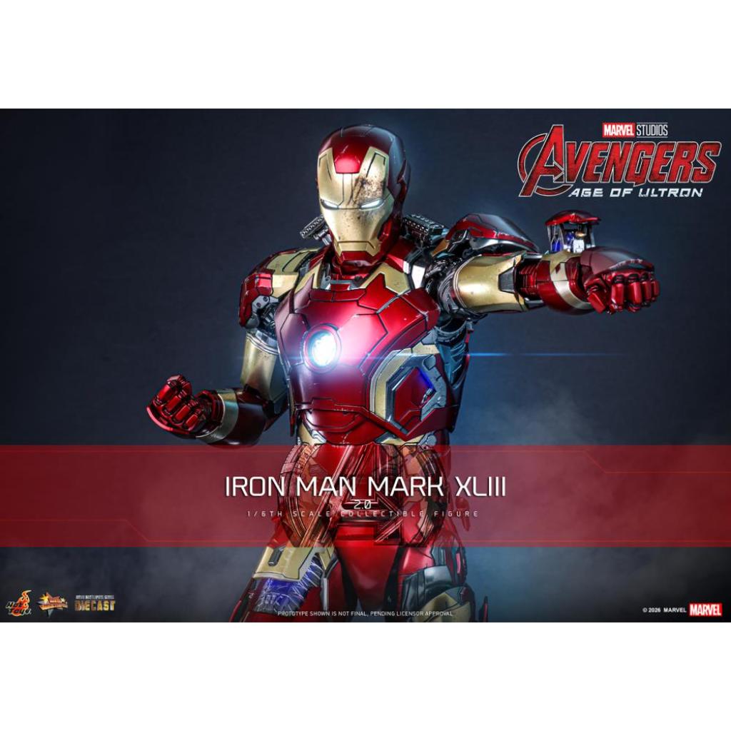 MMS865D80 Avengers Age of Ultron - 1/6th scale Iron Man Mark XLIII (2.0)