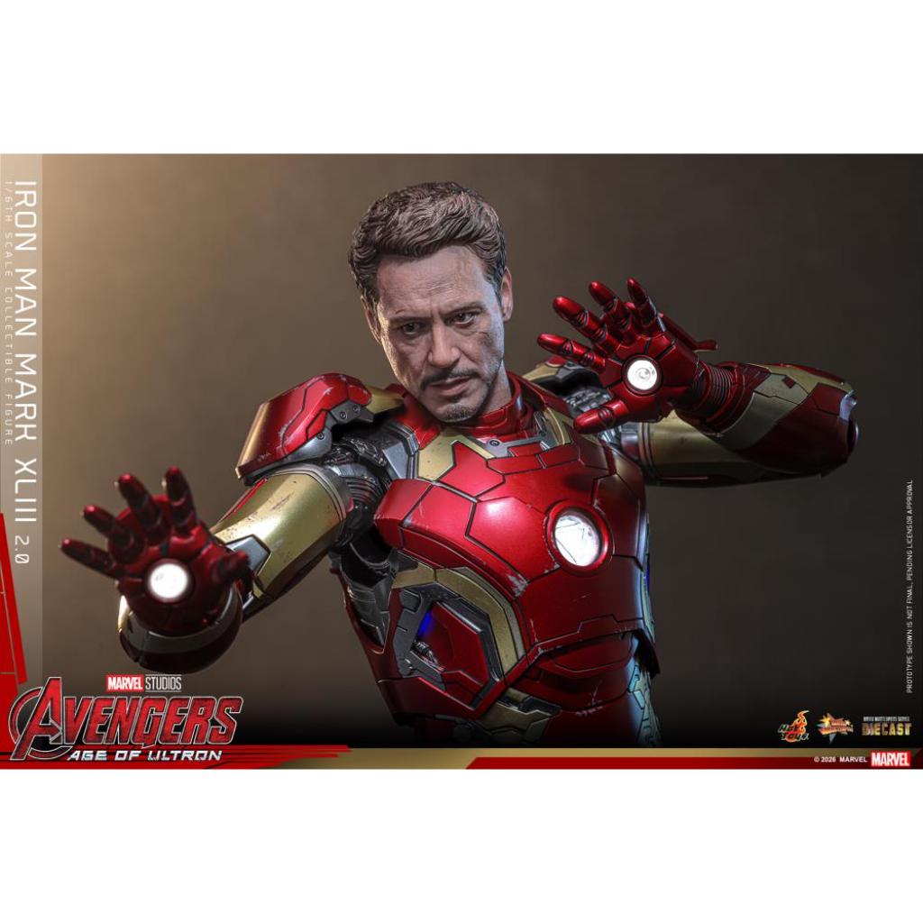 MMS865D80 Avengers Age of Ultron - 1/6th scale Iron Man Mark XLIII (2.0)