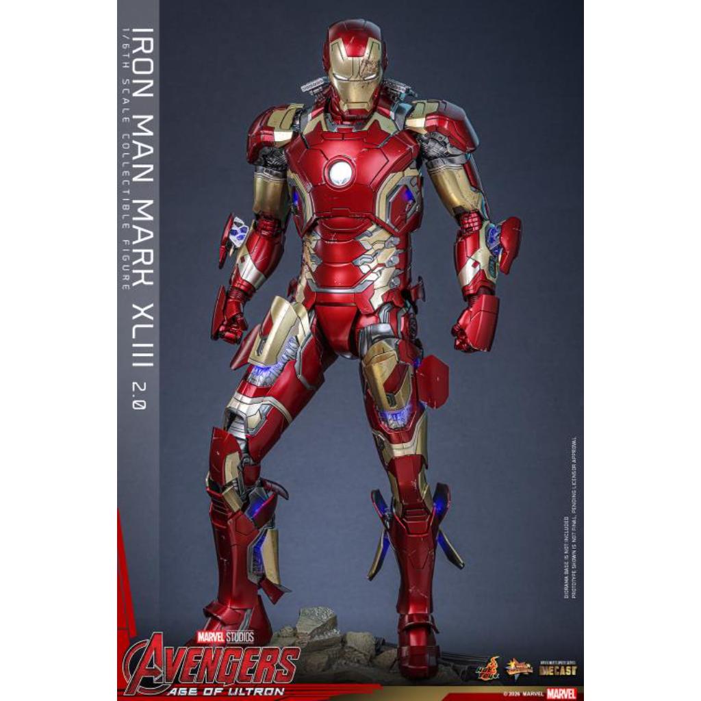 MMS865D80 Avengers Age of Ultron - 1/6th scale Iron Man Mark XLIII (2.0)