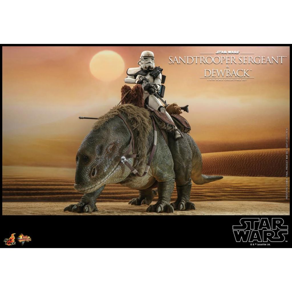 MMS722 Star Wars Episode IV: A New Hope - 1/6 Sandtrooper Sergeant & Dewback Collectible Set